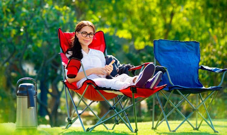 best camping chair with footrest